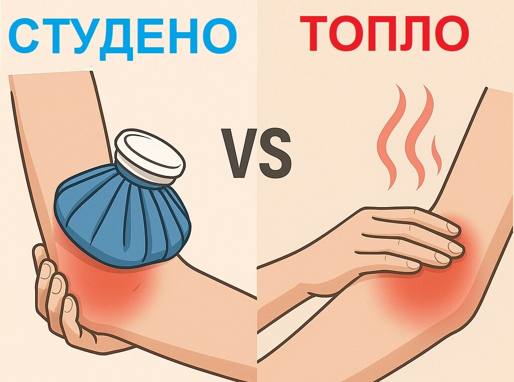 Топлина вместо лед при тенис лакът